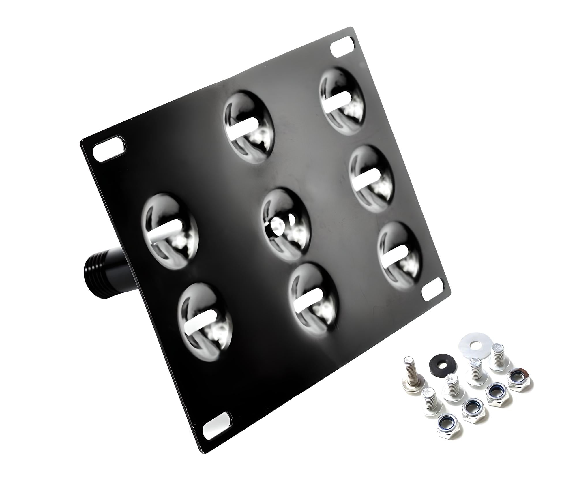 21+ Hyundai Elantra Front Bumper Tow Hook License Plate Mounting Bracket Kit - Universal Fit for Easy Installation (Perfect for Car Shows & Parking Compliance)