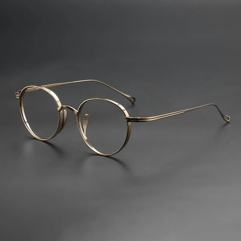 Brightzone Women's Full Rim Oval Square Titanium Eyeglasses - Lightweight & Durable Frame for Work, Reading & Everyday Use - Model 105181