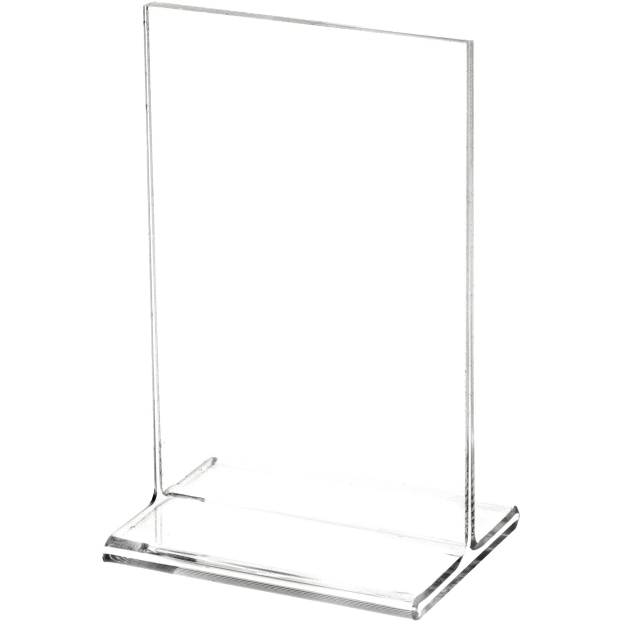 Clear Acrylic Sign Display Holder - Top Loading 3.5