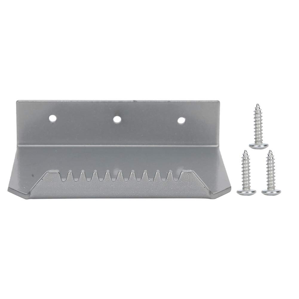 Hands-Free Door Opener - Touchless Foot Door Opener with Screws, Anti-Contact Bathroom Accessory (Silver) | Ideal for Germ-Free Entry in Public Restrooms, Hospitals & Homes