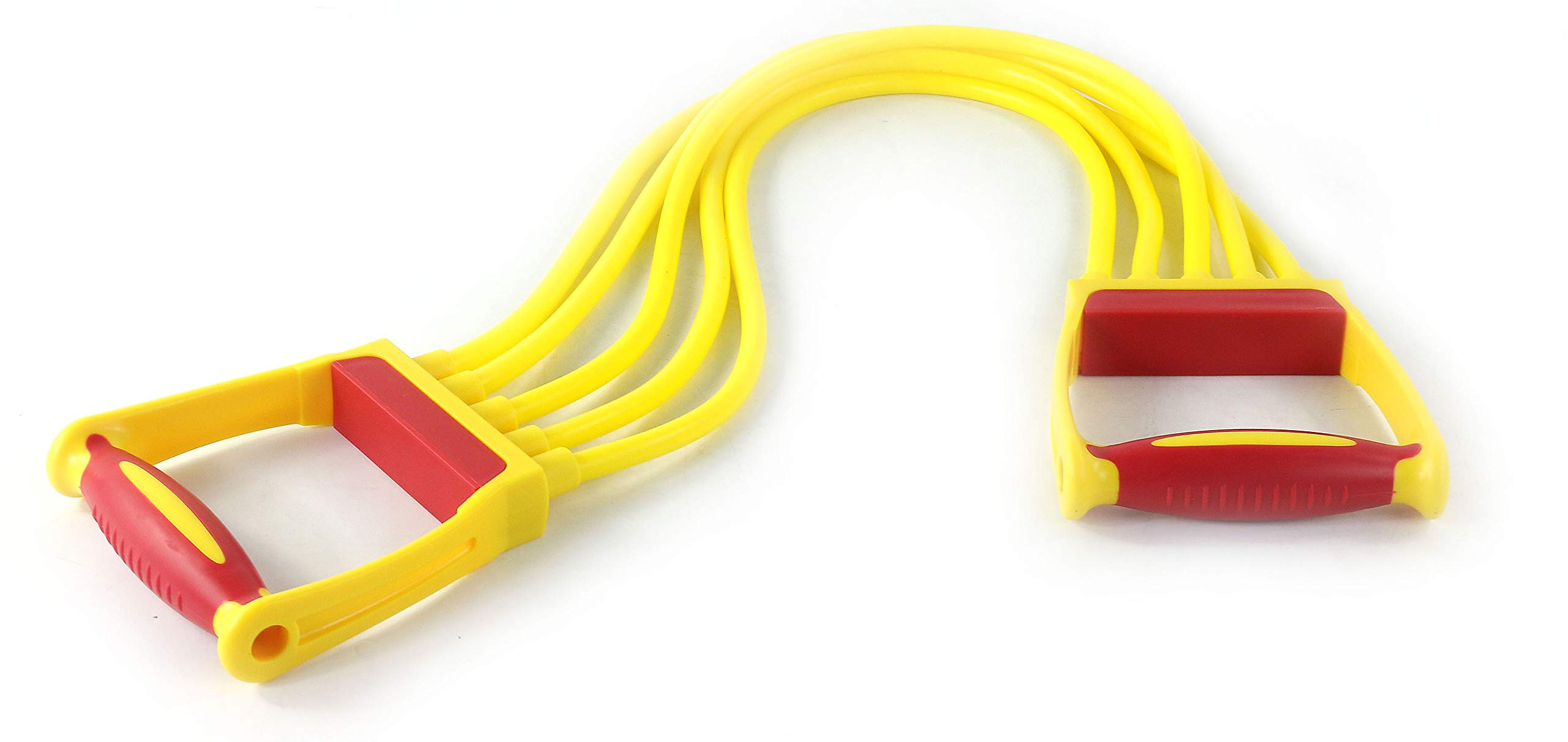 AS-SPORT Adjustable 5-Rope Chest Expander Set - Heavy Duty Resistance Bands for Strength Training, Home Gym Workouts & Muscle Building - Perfect for Full Body Exercise, Physical Therapy & Fitness Enthusiasts