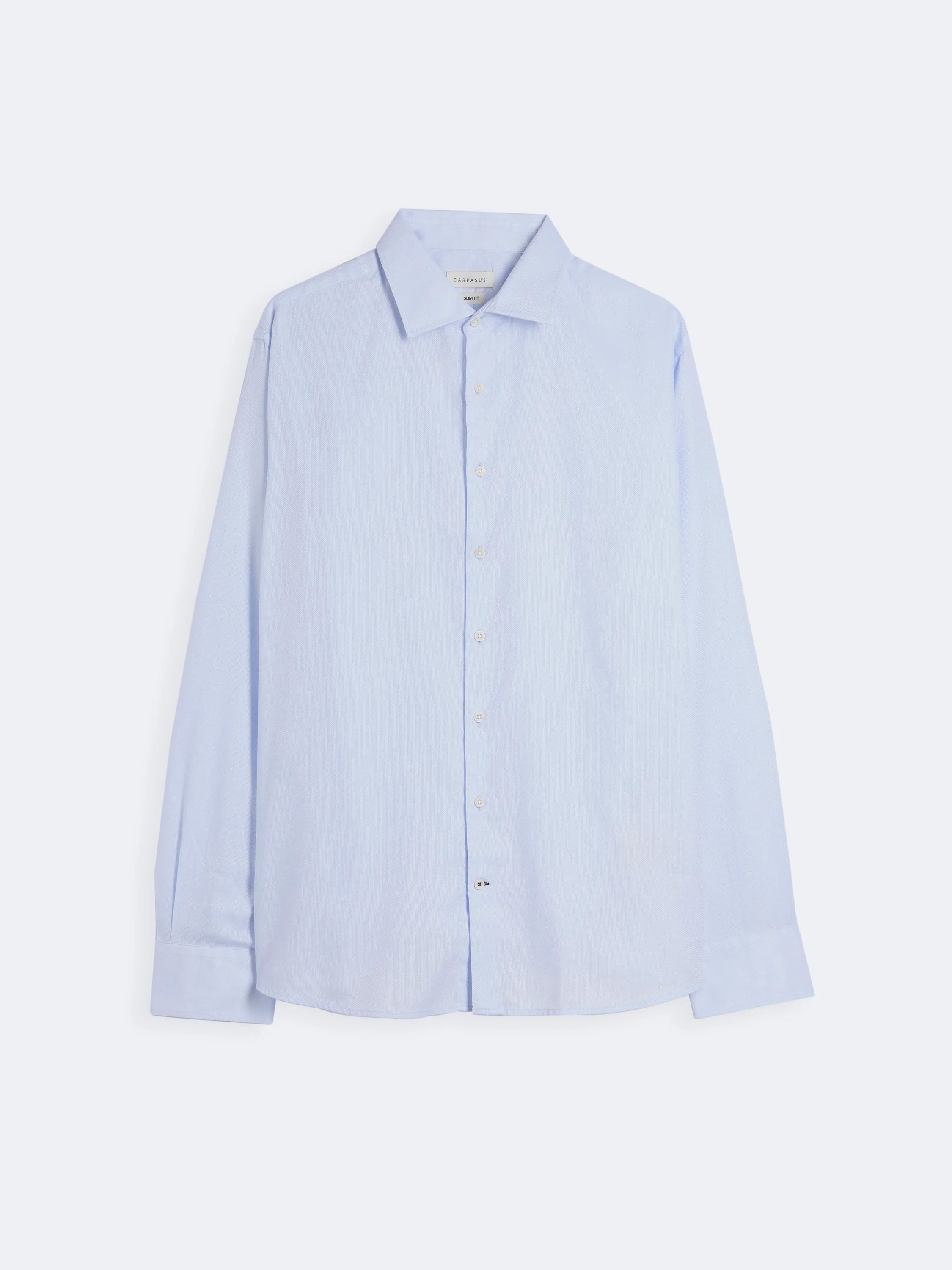 Premium Men's Dress Shirt - Porto Sky Blue Slim Fit Business Casual Shirt | Formal Office Wear & Wedding Attire