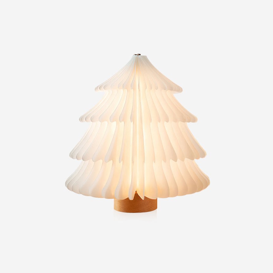 Foldable Christmas Tree Table Lamp - Decorative Holiday LED Light for Home, Office & Party Decor