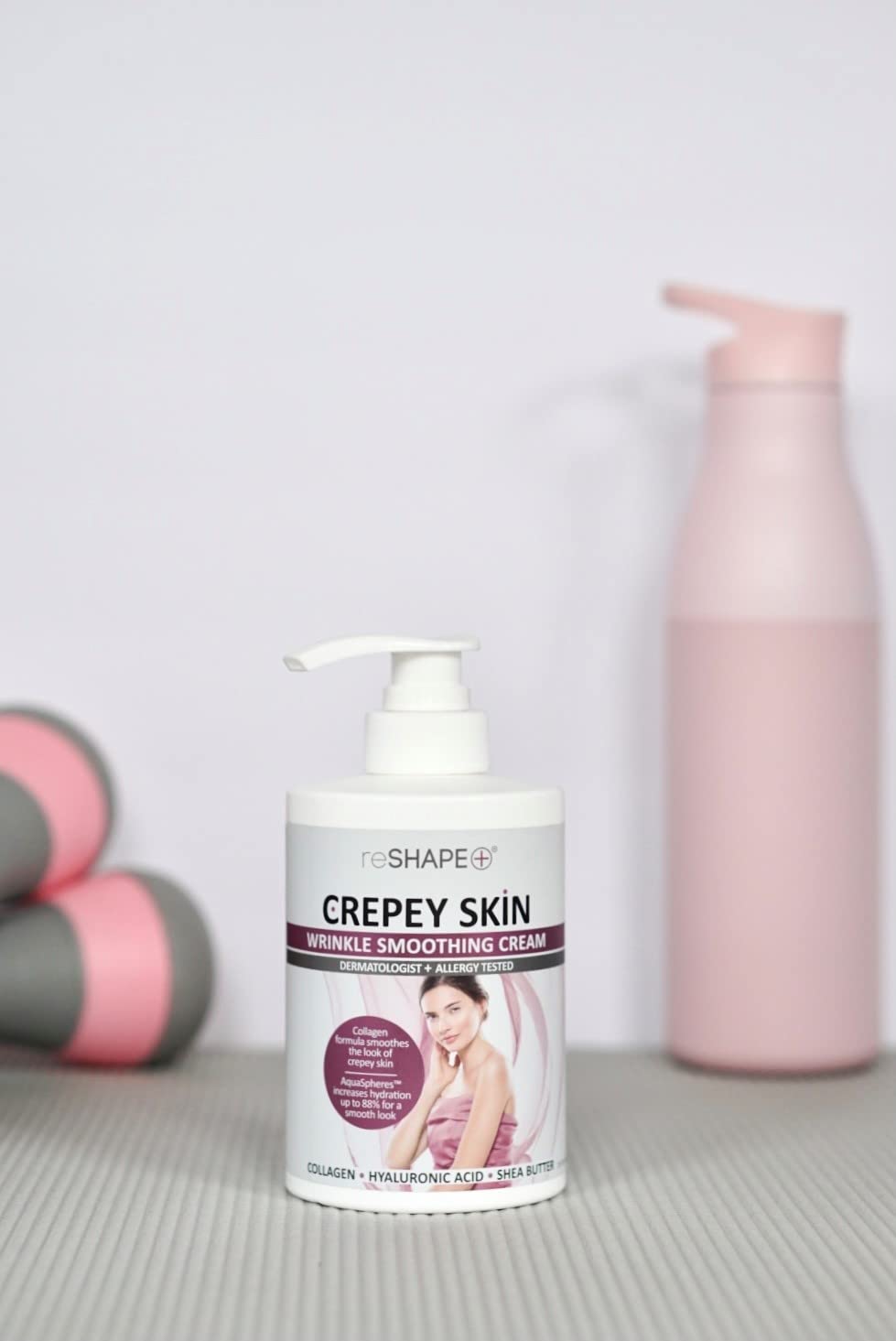 Reshape+ Collagen Body & Face Cream - Anti-Aging Moisturizing Lotion for Skin Tightening & Cellulite Reduction | Improves Elasticity & Firms Sagging Skin with Green Tea, Aloe Vera & Chamomile | 15 Fl Oz | Perfect for Daily Skincare Routine & Post-Workout Recovery