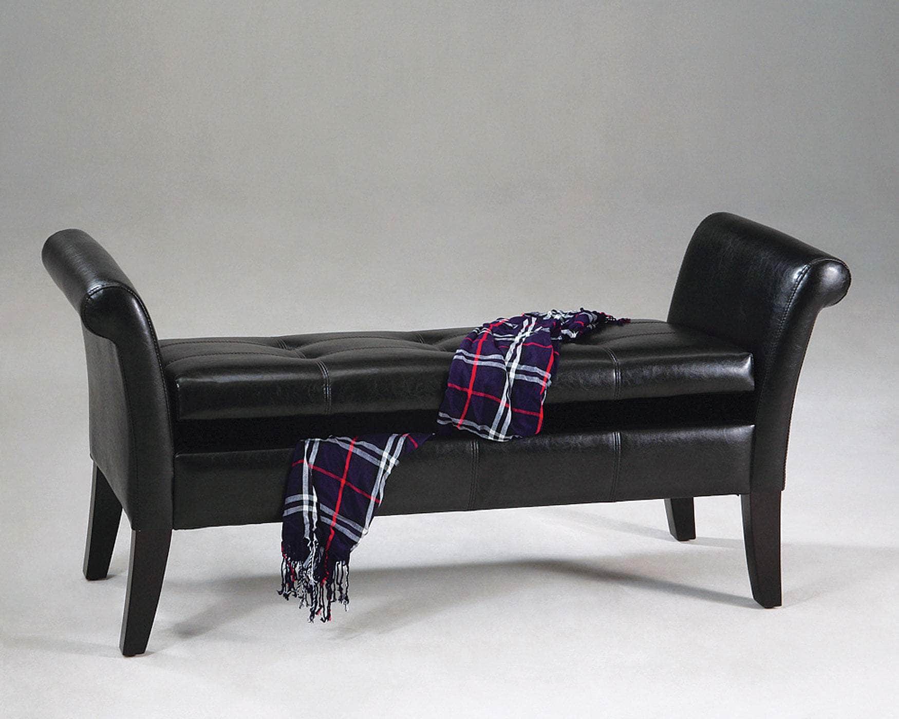 Tufted Storage Bench with Upholstered Seat - 3 Colors | Perfect for Entryway, Bedroom & Living Room Decor