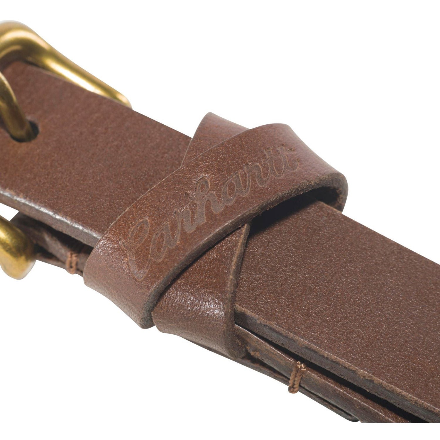 Carhartt Women's Bridle Leather Thin Belt - Durable & Stylish Waist Belt for Casual & Work Wear | Perfect for Jeans, Pants & Work Uniforms