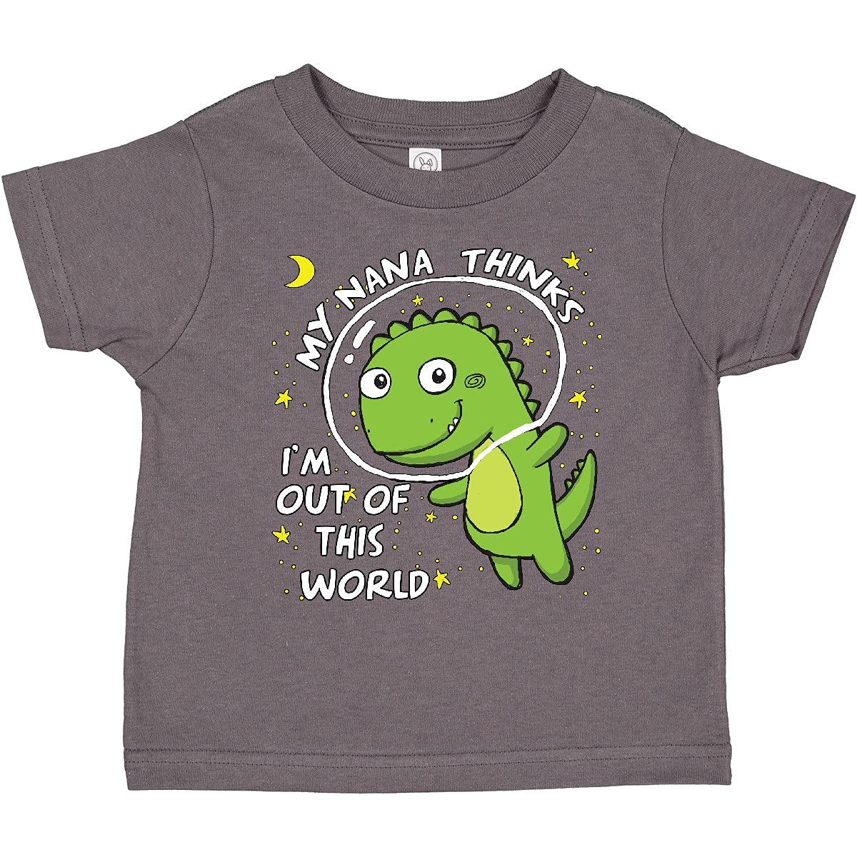 Inktastic My Nana Dinosaur Toddler T-Shirt - Cute Dino Graphic Tee for Kids & Toddlers - Perfect for Playdates, Preschool & Family Outings