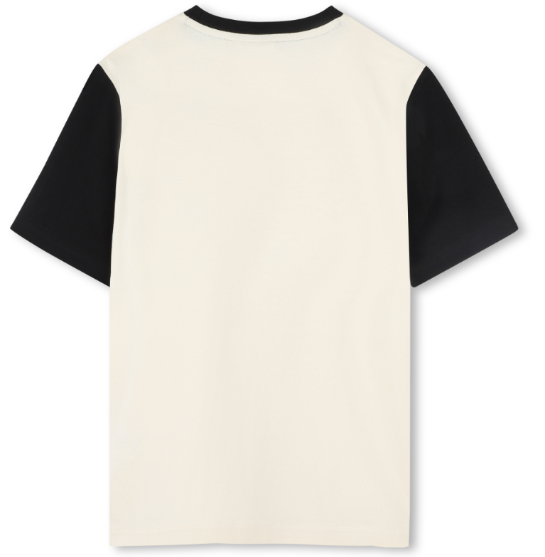 HUGO BOSS Colorblock Short Sleeve T-Shirt for Men - Slim Fit Cotton Crew Neck Tee - Casual Summer Wear for Office, Travel & Everyday Outfits