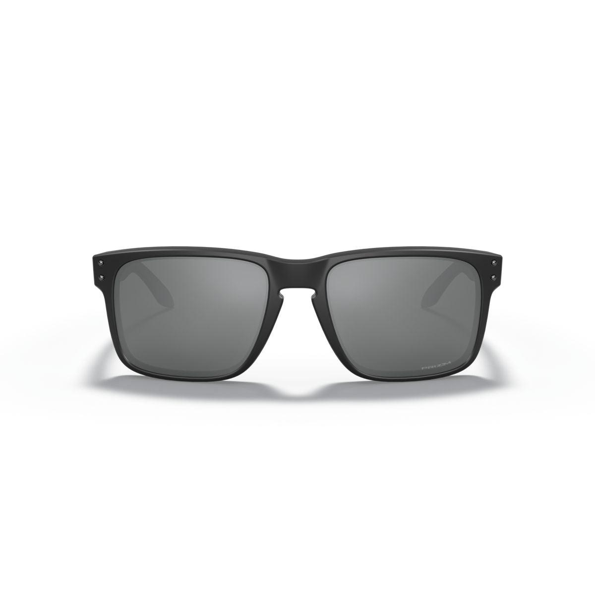Oakley Holbrook Low Bridge Fit Sunglasses - Matte Black Frame with Prizm Black Lenses (Model 0OO9244 924427) for Outdoor Sports & Driving