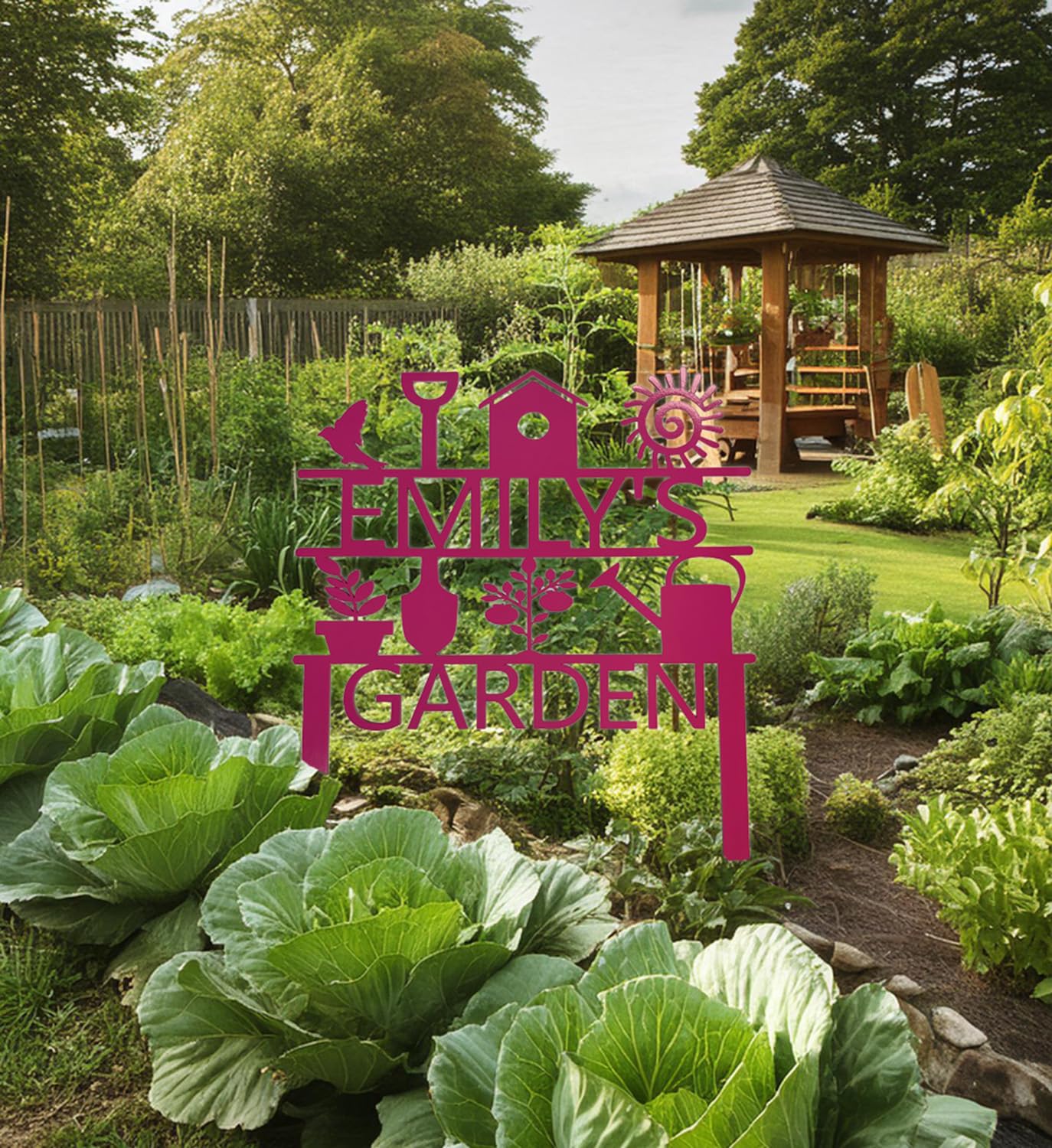 Custom Personalized Garden Sign - 20