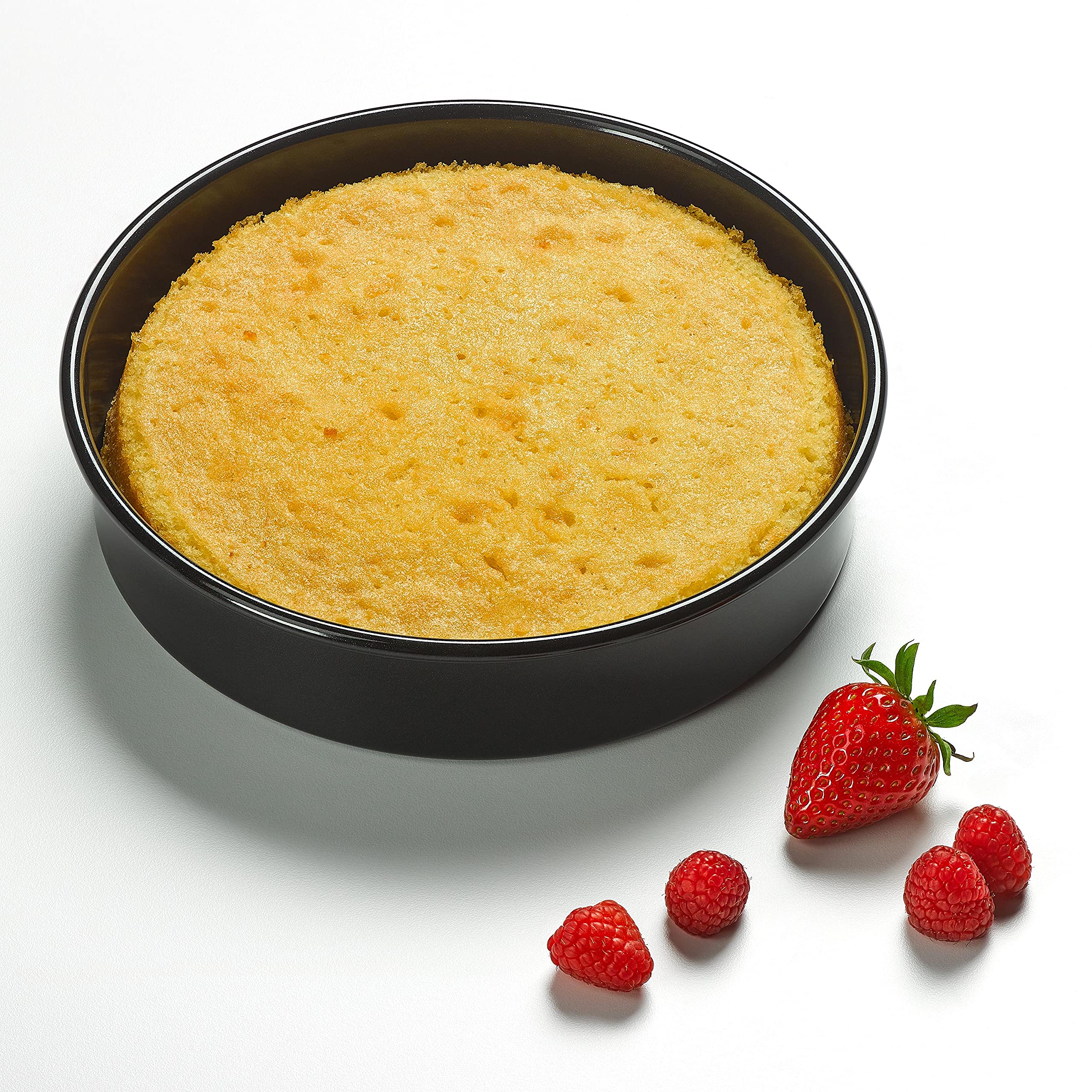 Non-Stick 8 Inch Sandwich Pan - Black Ceramic Coated Frying Pan for Grilled Cheese, Pancakes & Breakfast - Oven & Dishwasher Safe Cooking Pan for Kitchen & Camping