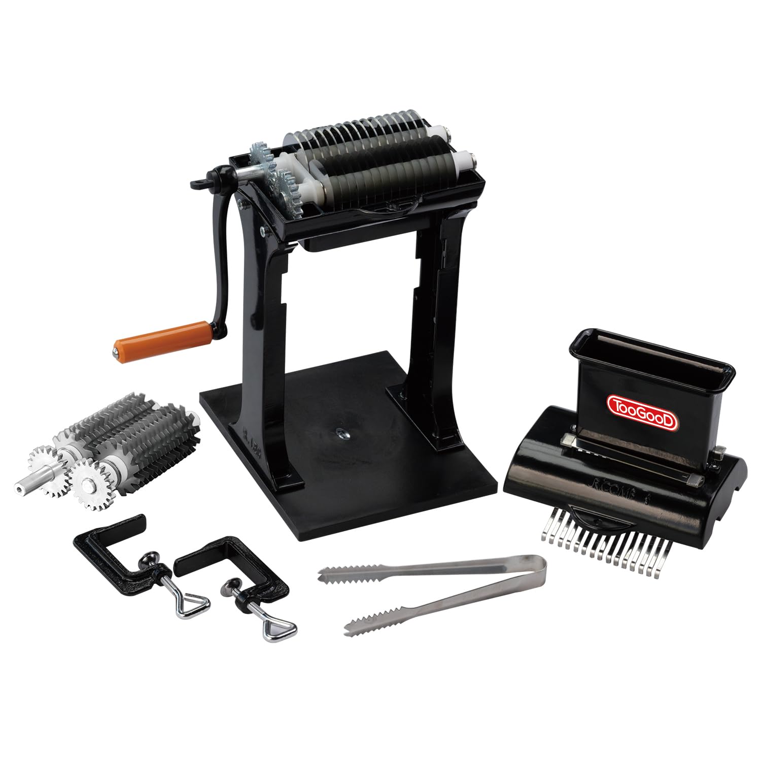Premium 2-in-1 Manual Meat Tenderizer & Jerky Slicer with 2 Stainless Steel Blade Sets - Tenderizing & Slicing Blades for Beef, Chicken, Pork - Perfect for Home Cooking, BBQ, Camping & Meal Prep