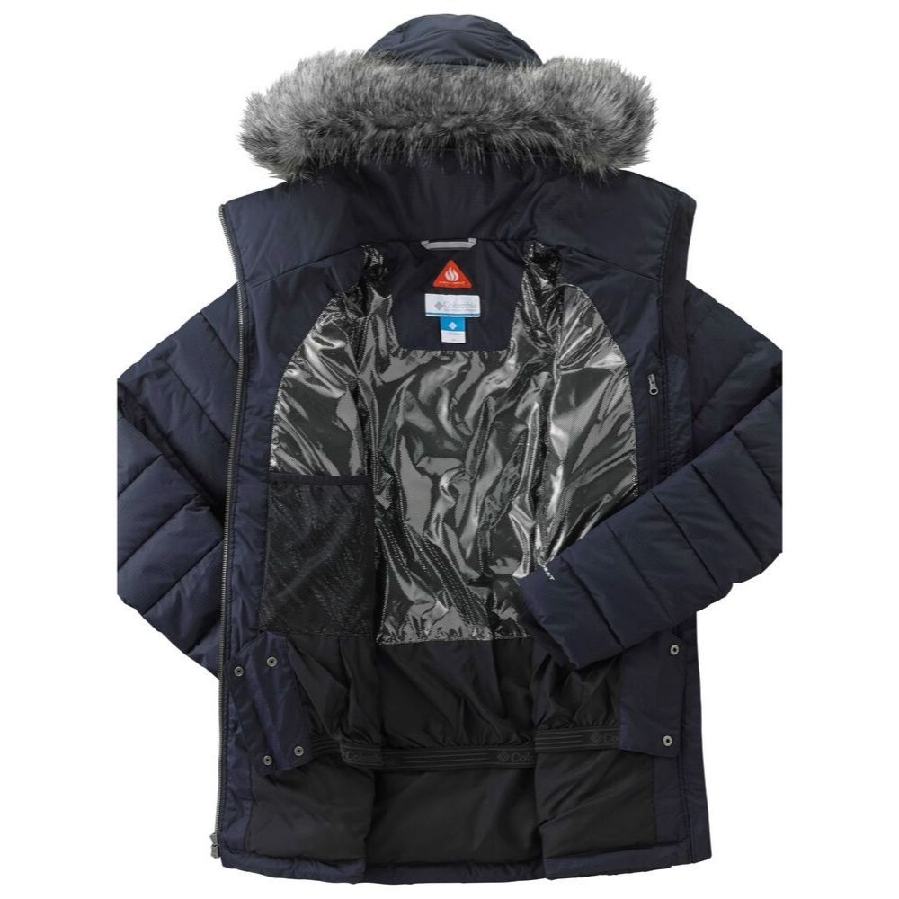 Columbia Ponderay Women's Ski Jacket - Waterproof, Insulated Winter Jacket for Skiing & Snowboarding (Dark Nocturnal) | Perfect for Alpine Adventures & Cold Weather Outdoor Activities