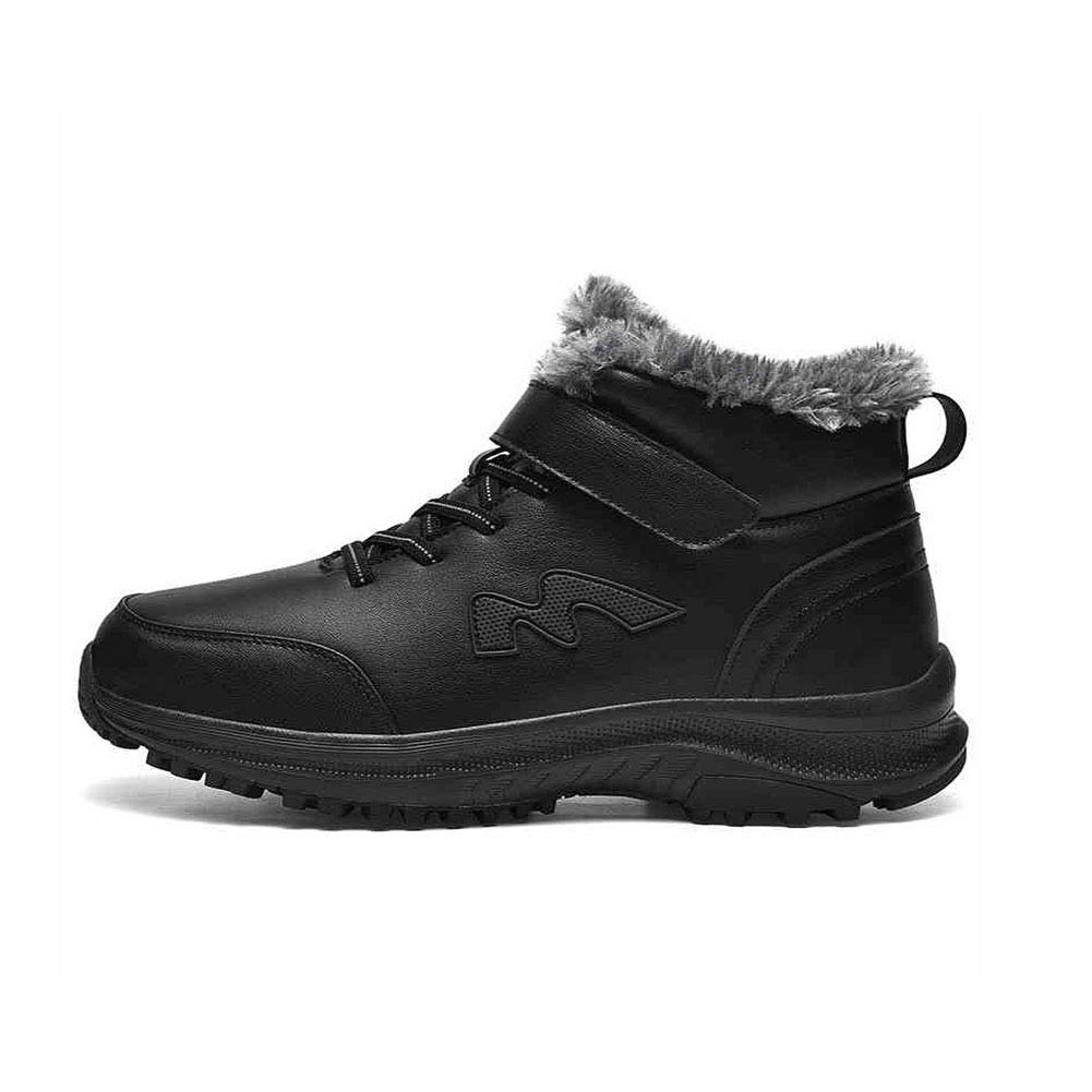 Non-Slip Winter Snow Boots for Women & Men - High Top Waterproof Warm Fleece Lined Cotton Shoes for Outdoor Hiking, Walking & Snowy Weather