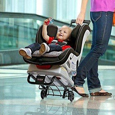 Britax Car Seat Travel Cart - Lightweight Stroller for Infant & Toddler Car Seats - Easy Airport Travel & Everyday Use