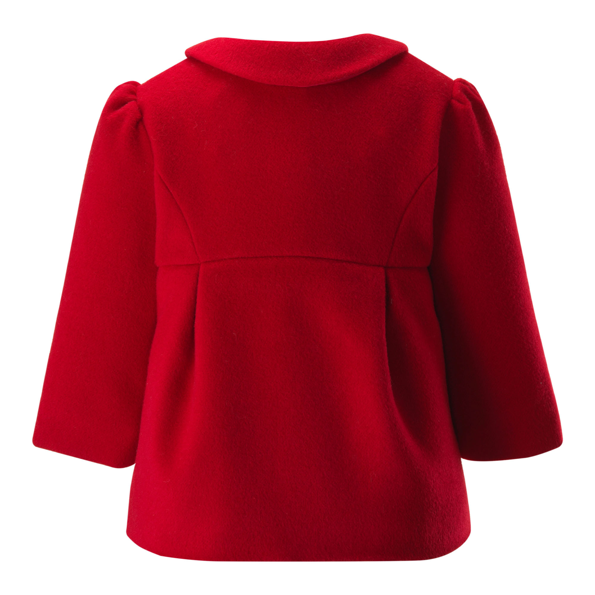 Adorable Baby Girl's Red Bow Trim Winter Coat - Warm & Stylish Outerwear for Toddlers - Perfect for Holidays, Parties & Outdoor Adventures