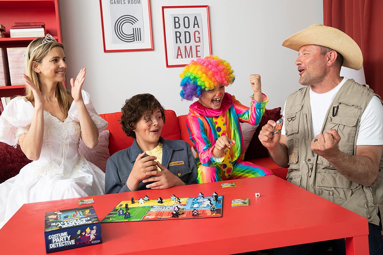 Detective Costume Party Game - Fun Family Board Game for Kids & Adults | Solve Mysteries & Uncover Identities | Perfect for Parties, Game Nights & Team Building