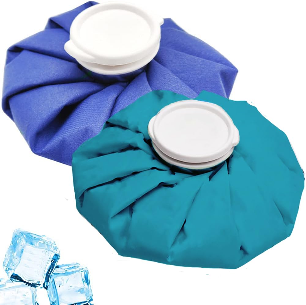 2 Pack Reusable Hot & Cold Therapy Ice Packs for Injuries - 9 Inch Sports Injury Ice Bag, Fast Relief for Back Pain, Headaches, Teeth Pain - Perfect for First Aid, Post-Workout Recovery & Home Healthcare