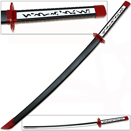 Murasame Katana Replica - Anime Sword Version 2 with Poison Strike Design in Red & Black | Cosplay, Collection & Display for Anime Enthusiasts