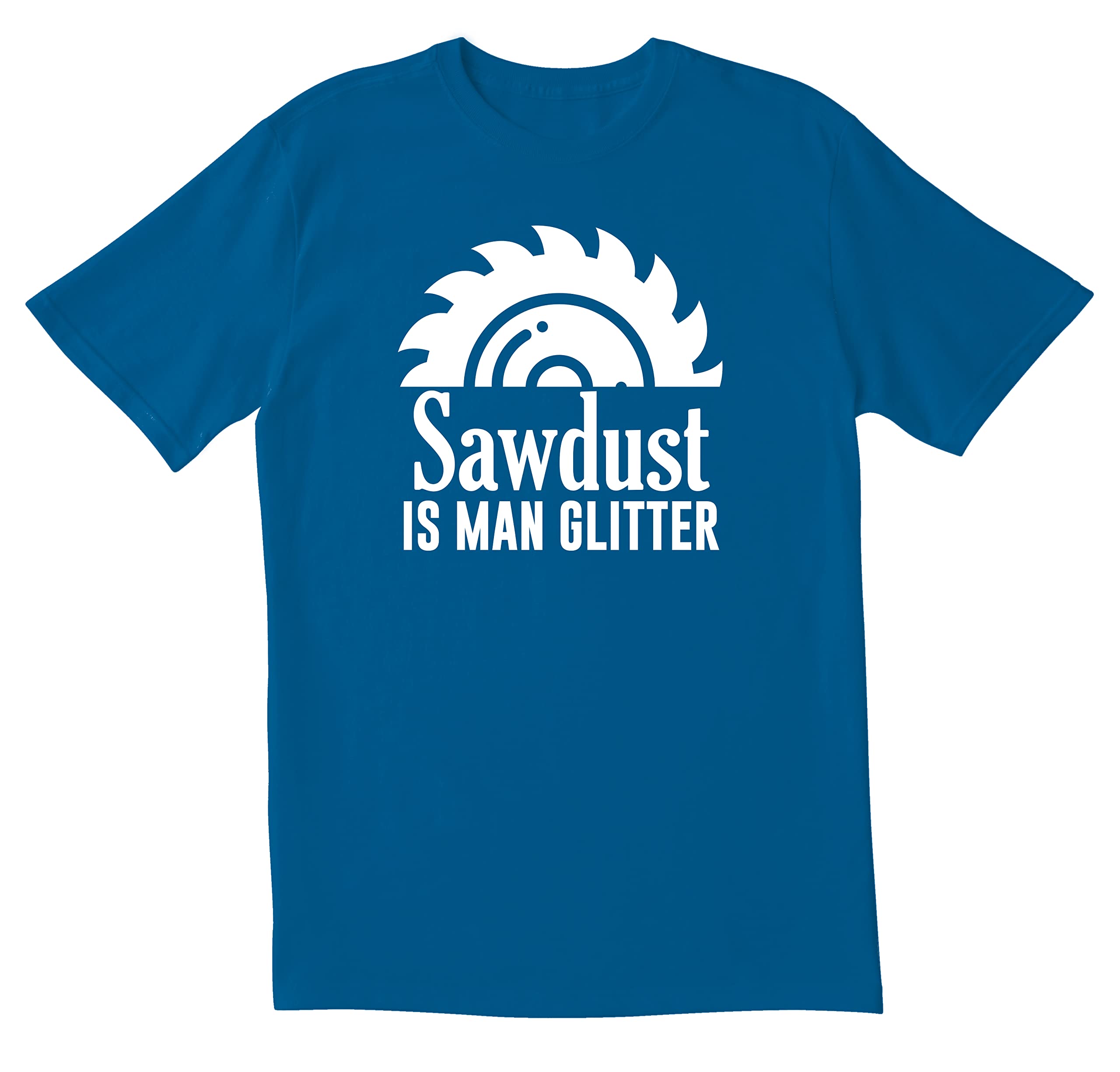 Swadust is Man Glitter Novelty Sarcastic Funny Men's T-Shirt | Trendy Graphic Tee for Casual Wear & Gifts