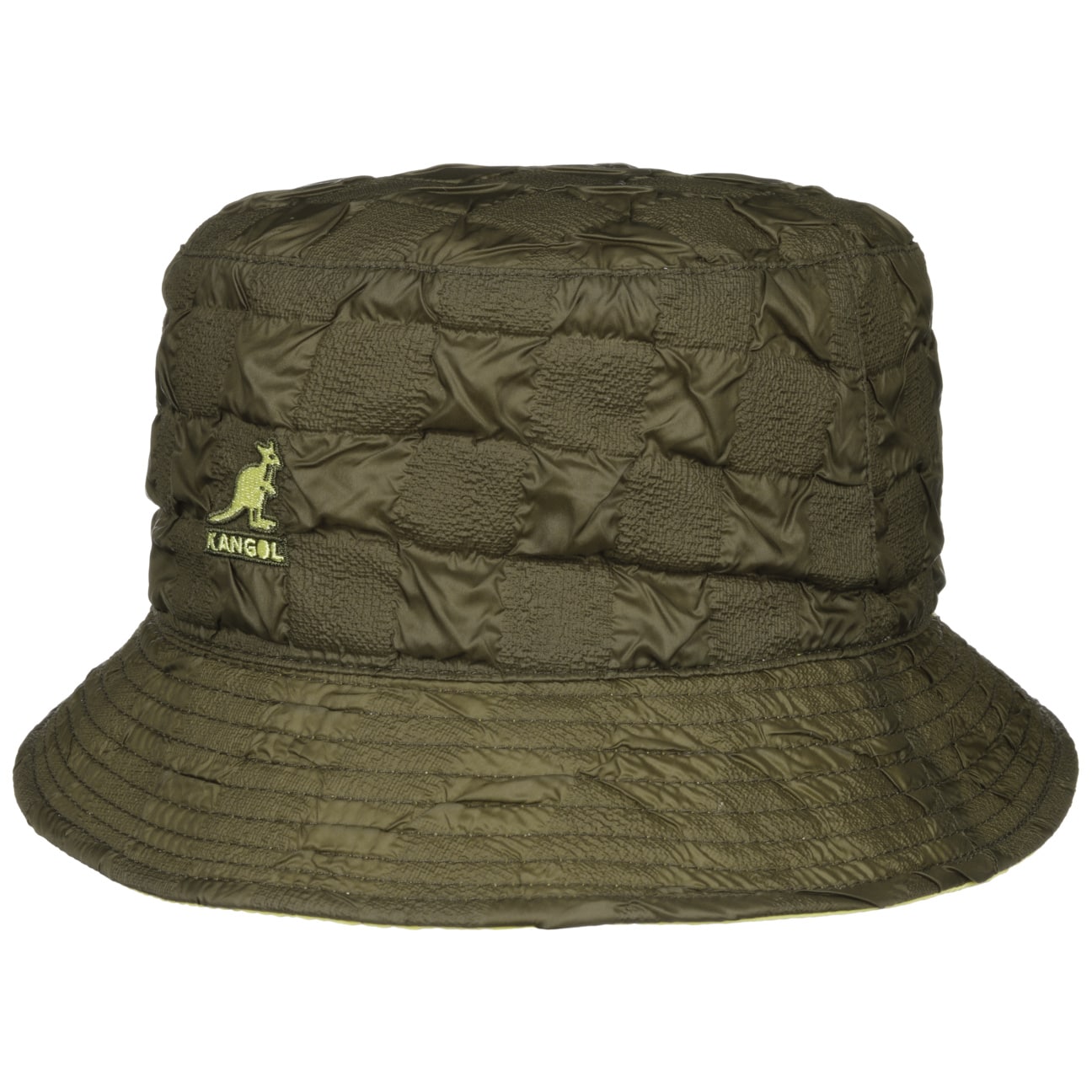 Kangol Pucker Check Bucket Reversible Hat - Stylish Unisex Sun Protection for Outdoor Activities, Travel & Casual Wear