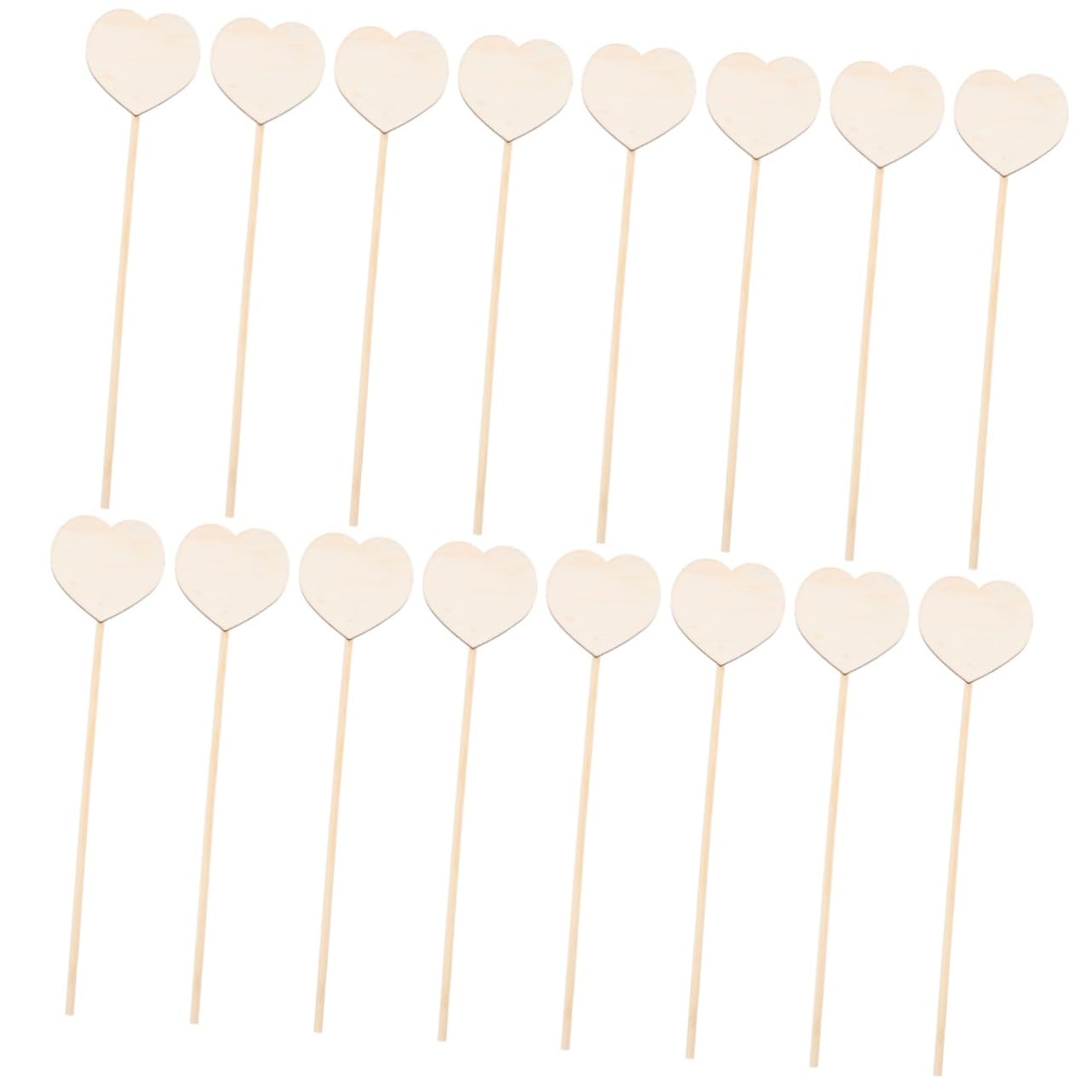 16 Pcs DIY Princess Fairy Wands - Wooden Craft Sticks for Hand Painting, Graffiti Toys & Nativity Crafts - Perfect for Kids' Birthday Gifts, Party Favors & Creative Art Projects