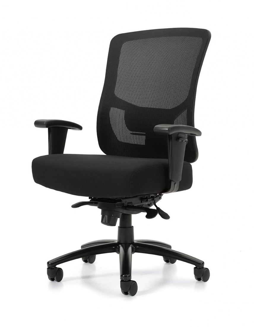 Heavy Duty Mesh Back Synchro Tilter Chair - 350 lb Weight Capacity, Ergonomic Office Chair by OTG - Perfect for Home Office, Gaming, and Conference Rooms