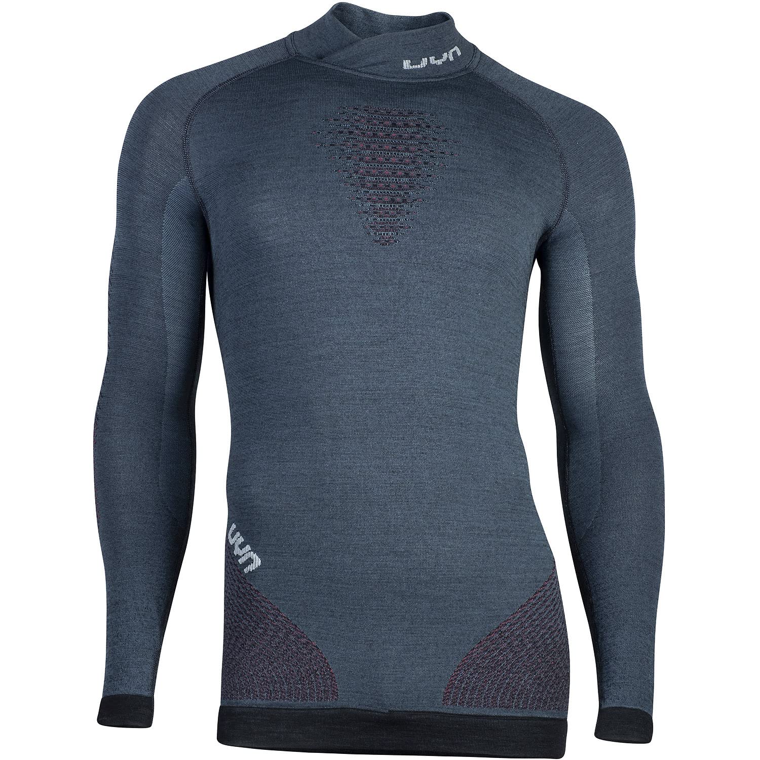 UYN Men's Fusion UW LG_SL Turtleneck - Lightweight, Breathable & Comfortable Thermal Base Layer for Outdoor Sports, Hiking & Winter Activities