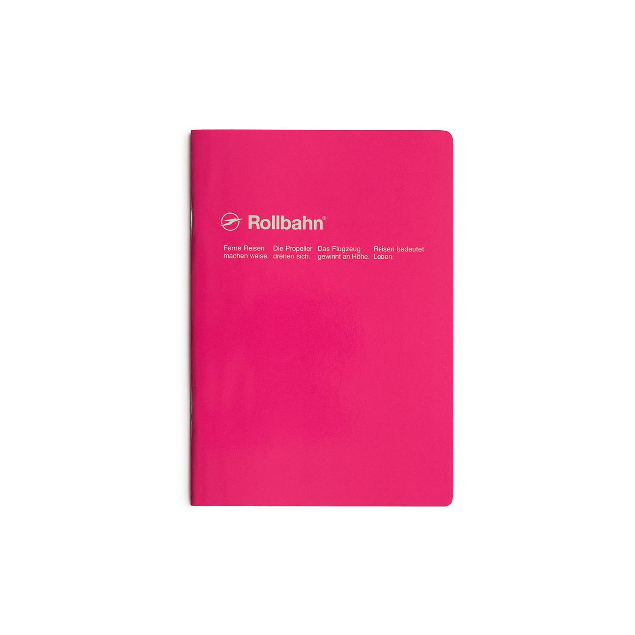 Rollbahn Slim A5 Notebook - Dotted Grid Planner with Elastic Closure, 160 Pages for Journaling, Note Taking & Daily Planning - Perfect for Students, Office & Travel Organization