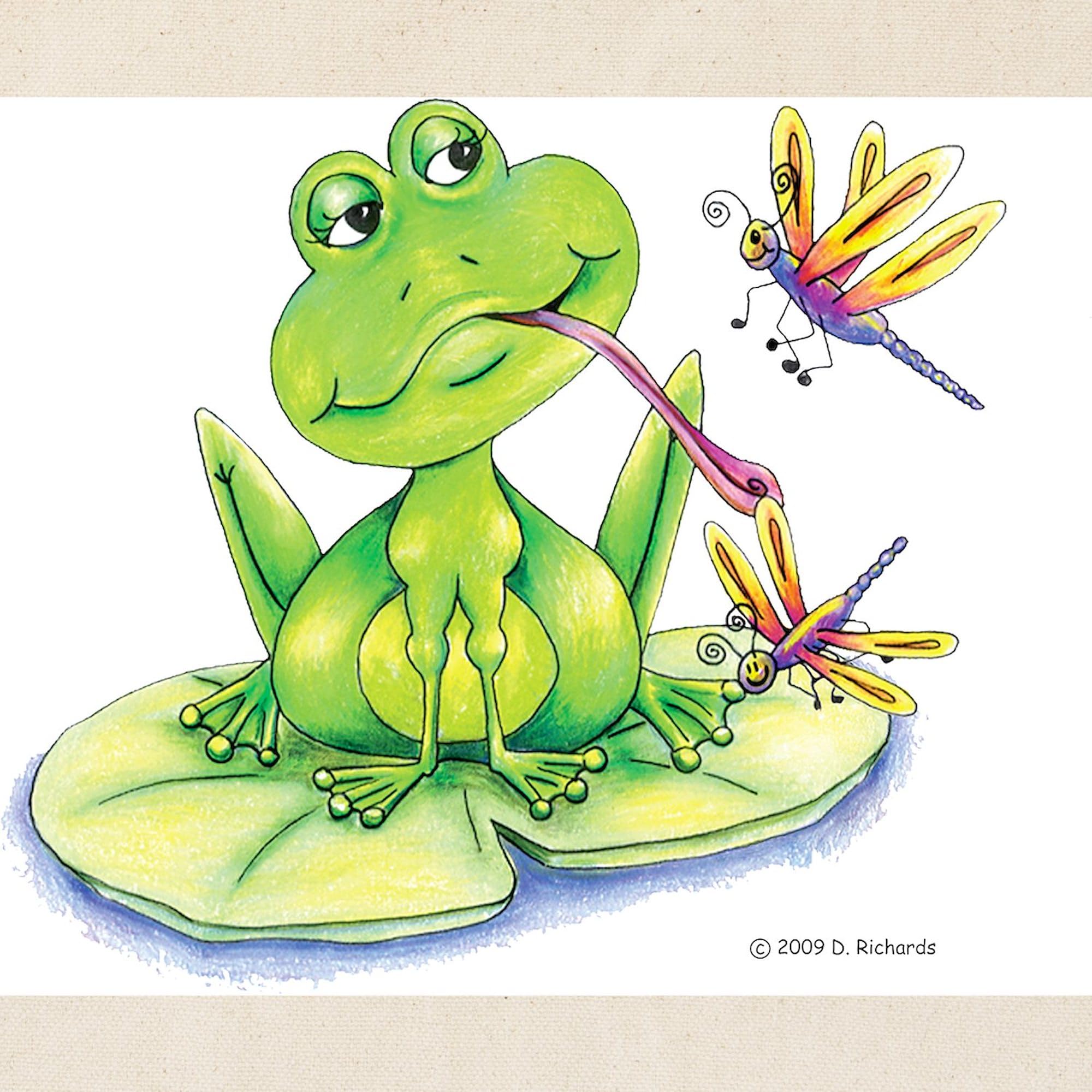 Logan The Frog Canvas Tote Bag - Eco-Friendly Reusable Shopping Bag for Groceries, Beach & Daily Use | Natural Cotton Tote by CafePress