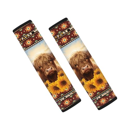 Western Sunflower Highland Cow