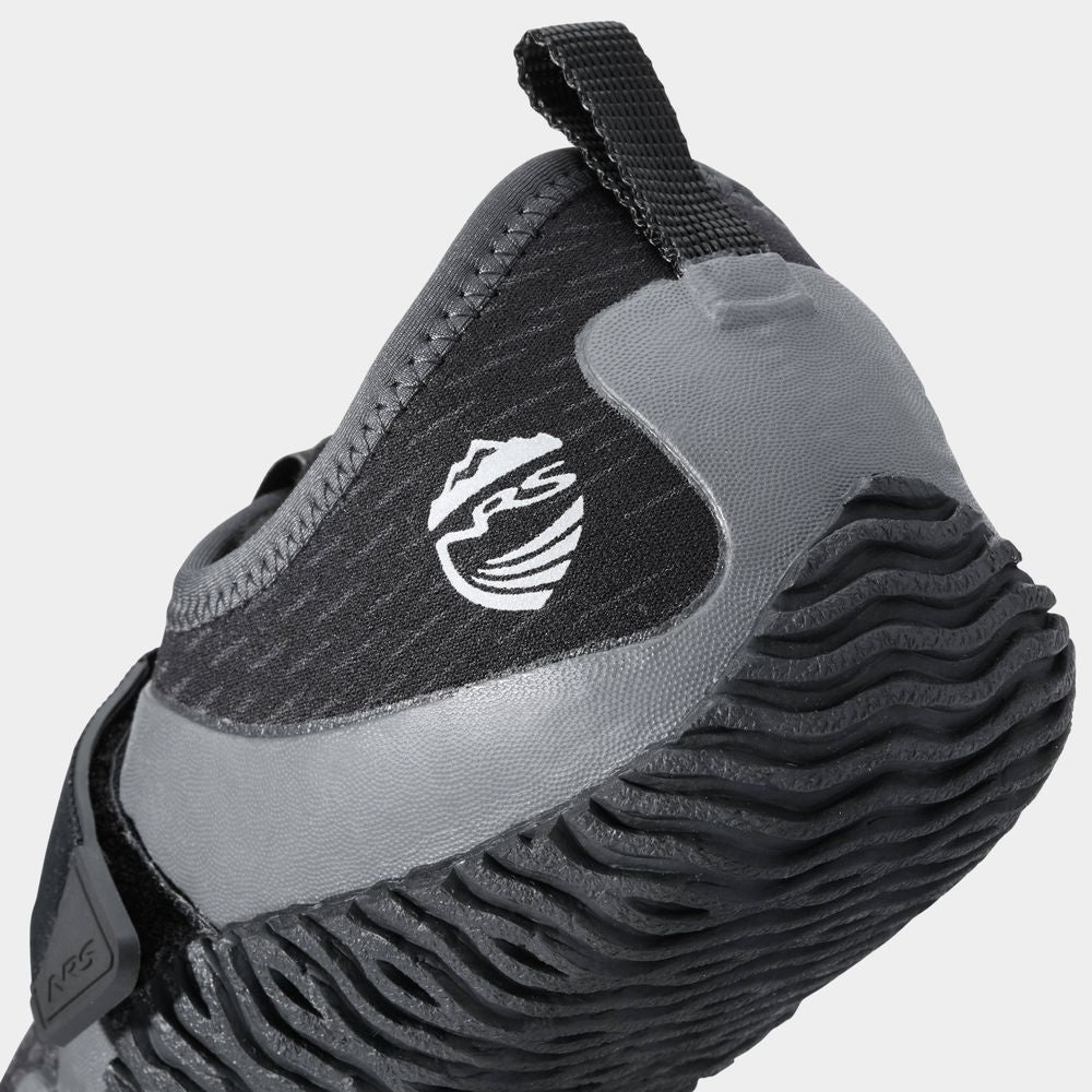 NRS Kicker Wetshoe for Men - Water Sports Shoes for Kayaking, Canoeing & Paddleboarding - Quick-Dry Neoprene Booties with Non-Slip Sole