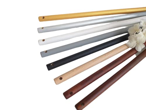 Natural Wooden Dowels with Two Holes - 14.0 Inch Round Dowel Rod for Quilt Hanging & Wall Decor - Perfect for DIY Crafts, Home Decor, and Quilting Projects