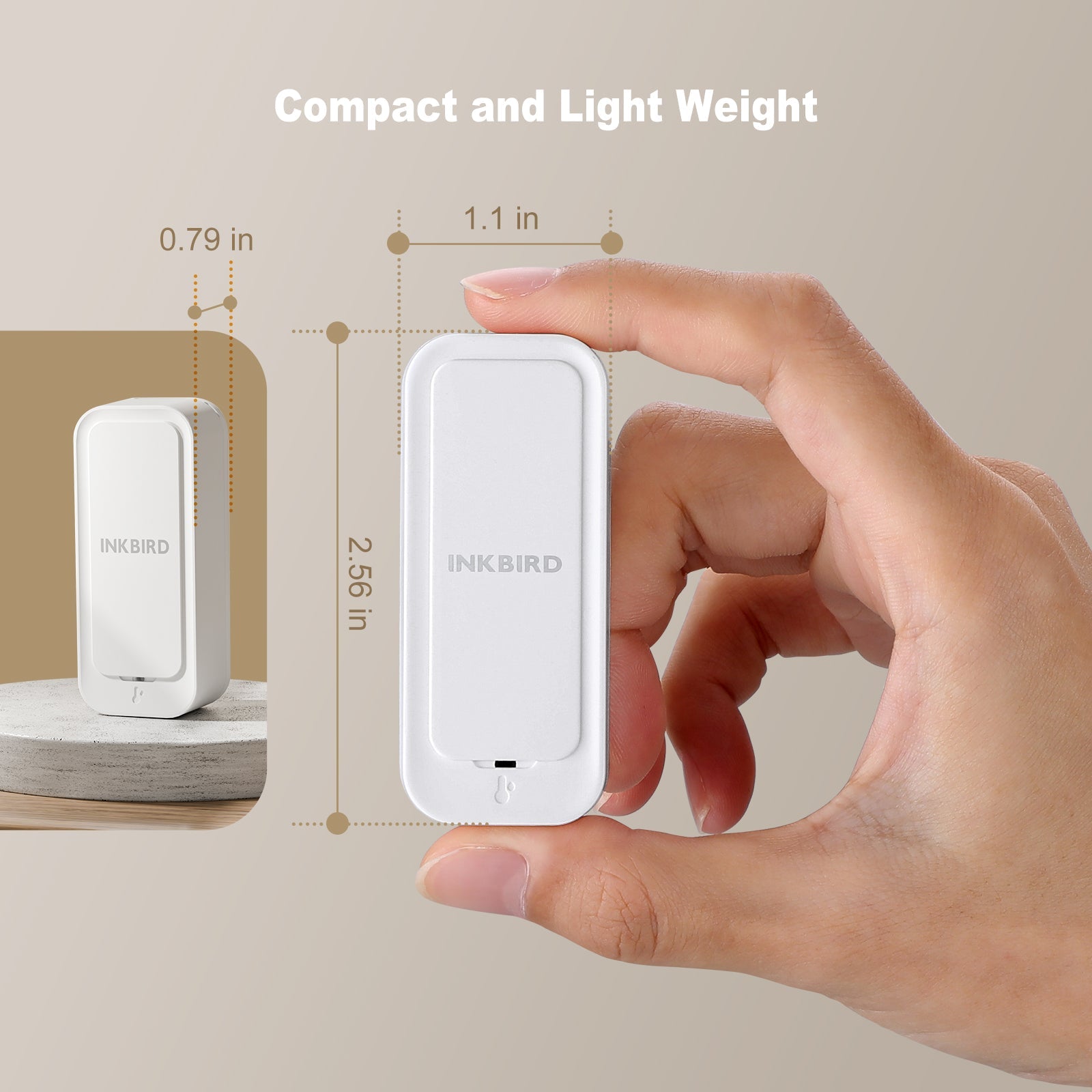 Bluetooth Hygrometer Thermometer ITH 11 B - Wireless Temperature & Humidity Monitor for Home, Greenhouse, Wine Cellar & Baby Room