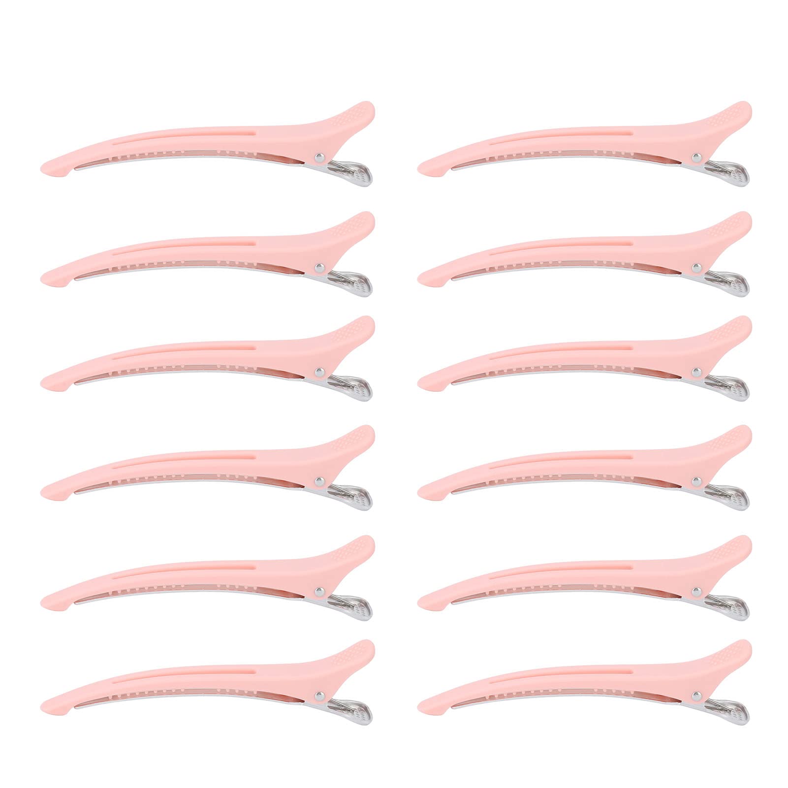 12pcs Duck Bill Hair Clips for Styling & Sectioning - Professional Salon & Home Hair Cutting Clips for Women, Men & Hairdressers - Perfect for DIY Hairstyling, Hair Coloring & Barber Use