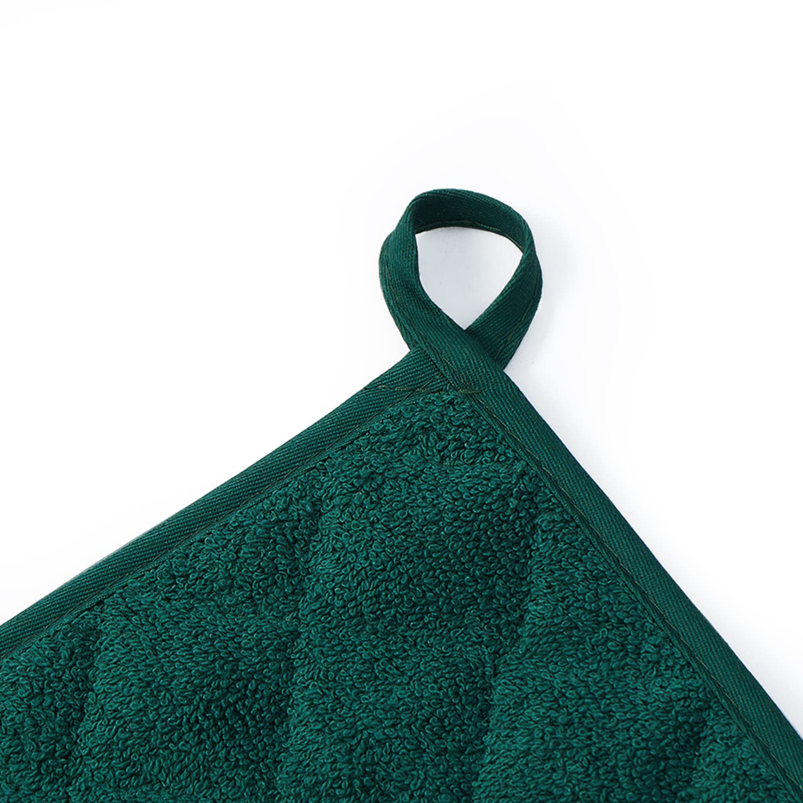 Camruntius 4 Pack Heat Resistant Kitchen Pot Holders - Hot Pads & Trivets for Cooking, Baking & Countertop Protection (Dark Green) - Perfect for Stovetop, Oven & Serving Hot Dishes