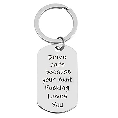Best Birthday & Christmas Gifts for Women & Men - Drive Safe Keychain for Teens, Boys & Girls - Thoughtful Present for Car Owners, New Drivers & Graduates - Perfect for Daily Commute, Road Trips & Safety Awareness