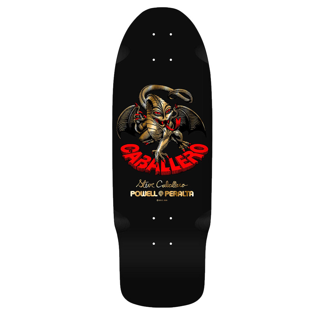 Powell Peralta Bones Brigade Caballero 16th Series Skateboard Deck - Hotrod Graphic - Professional Street & Park Skateboarding - Perfect for Tricks and Urban Riding