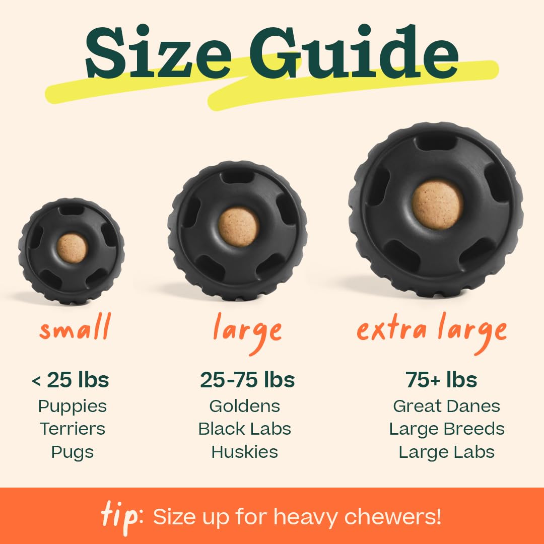 WOOF Power Chewer Pupsicle - Ultra Durable Dog Chew Toy for Aggressive Chewers & Large Breeds (75+ lbs) - Easy to Clean Chew-Resistant Dog Toy - Perfect for Teething, Boredom Relief & Playtime