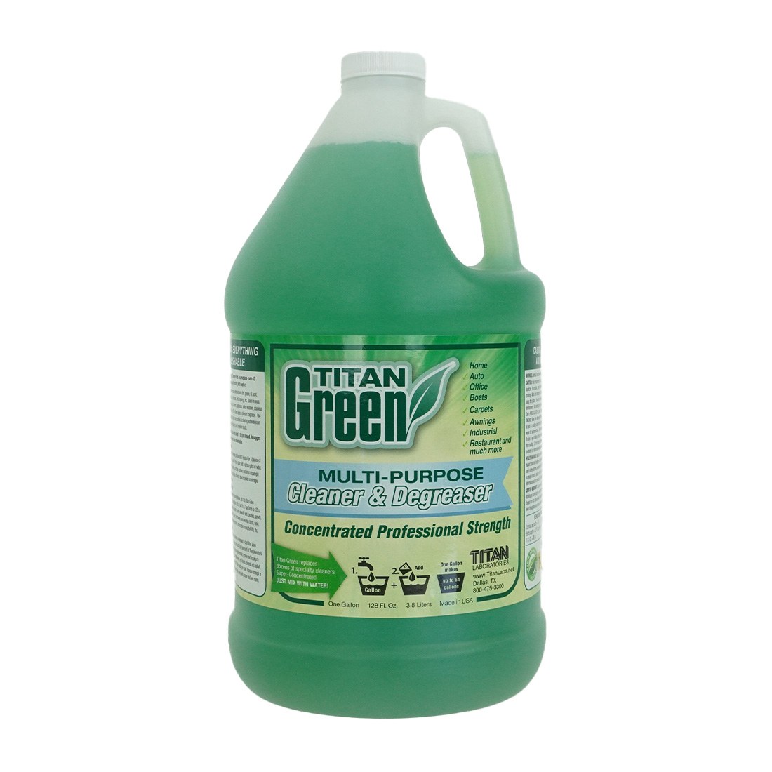 Titan Green Cleaner - Eco-Friendly Multi-Surface Cleaning Spray for Kitchen, Bathroom & Floors | Non-Toxic, Plant-Based Formula for Home & Office Use