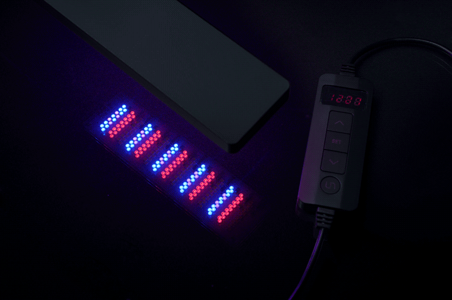 UNS Mini Refugium LED Light with Magnetic Mount - Perfect for Nano Reef Tanks & Small Aquarium Refugiums