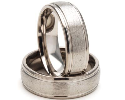 7mm Titanium Ring for Men - Durable & Hypoallergenic Wedding Band, Titanium Jewelry for Everyday Wear & Special Occasions