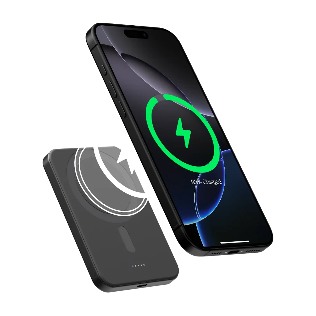 Premium Power Bank & Ultra Slim Phone Case Combo for iPhone & Galaxy - Perfect for Travel, Work, and Everyday Use