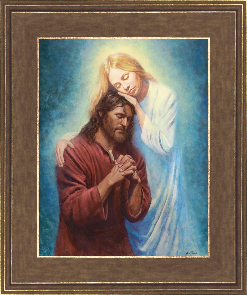 Angel Mother by Del Parson - Religious Wall Art for Home Decor - Perfect for Living Room, Bedroom & Church Inspirational Decor