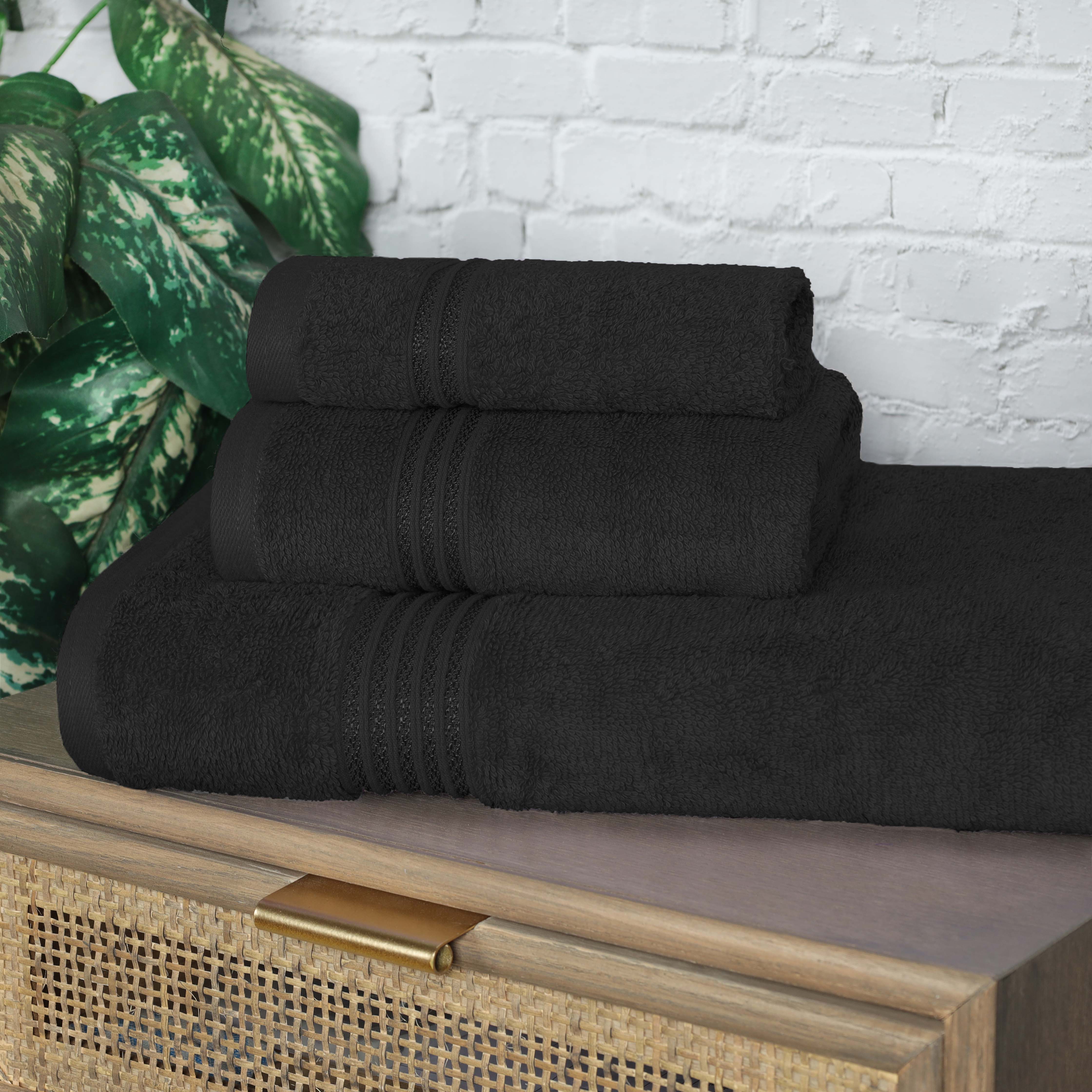 Premium Egyptian Cotton 3-Piece Towel Set - Ultra Soft, Highly Absorbent Bath Towels for Spa, Bathroom & Luxury Home Use