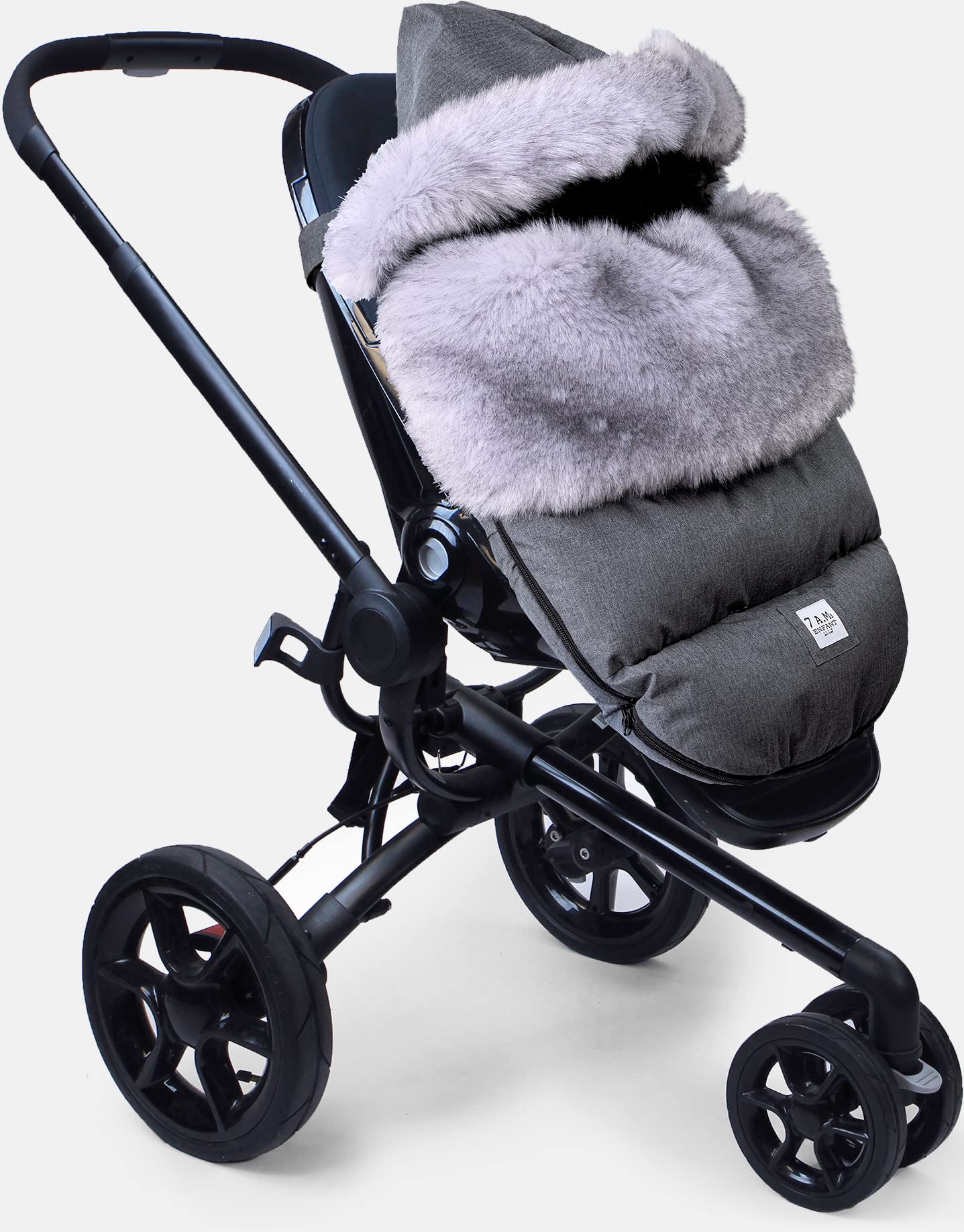 7AM Enfant Universal Footmuff - Waterproof Winter Bunting Bag for Baby Strollers & Car Seats | Soft Micro-Fleece & Plush Lined Foot Warmer for Boys & Girls | TundraPOD | Perfect for Cold Weather Outings & Daily Commutes
