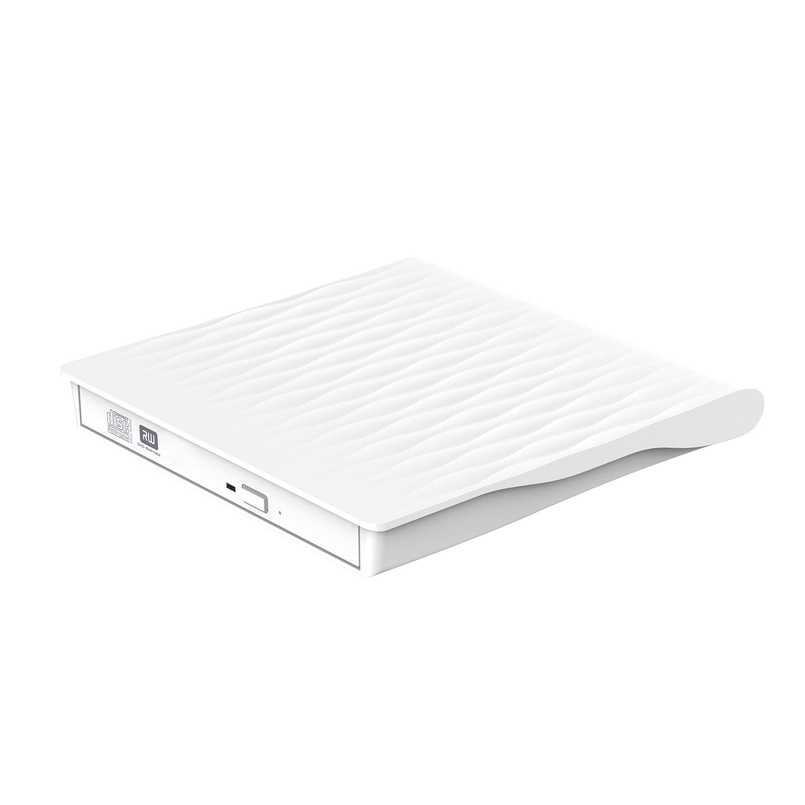 Hyclam USB 3.0 & Type C External DVD Drive - Portable DVD-RW Burner Writer Reader with High-Speed Read/Write for Laptop, PC, Mac - Perfect for Movies, Software Installation & Data Backup