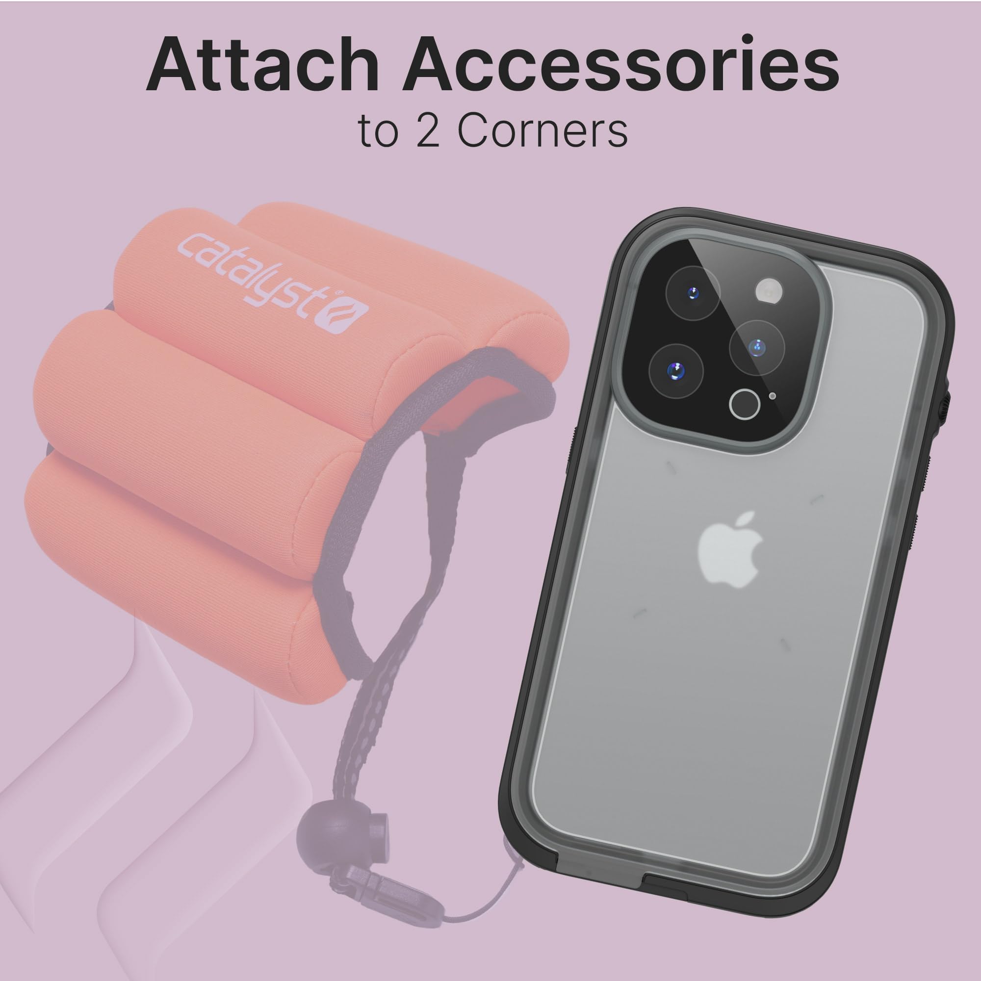 Catalyst Waterproof Case for iPhone 14 Pro Max - 5X More Waterproof, Shockproof Drop Protection (6.6ft), Responsive Touchscreen & Face ID - Perfect for Outdoor Adventures, Water Sports & Extreme Activities - Black