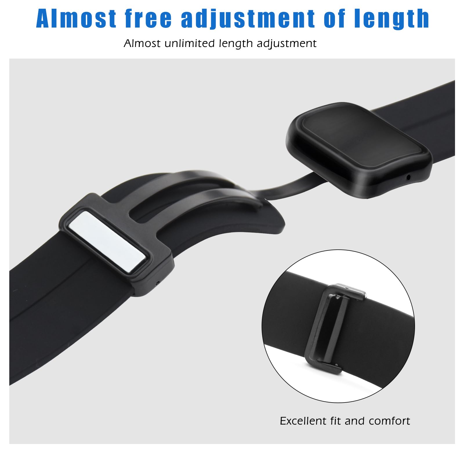20mm 22mm Silicone Watch Band - Quick Release, Waterproof for Smartwatches - Gym & Daily Wear