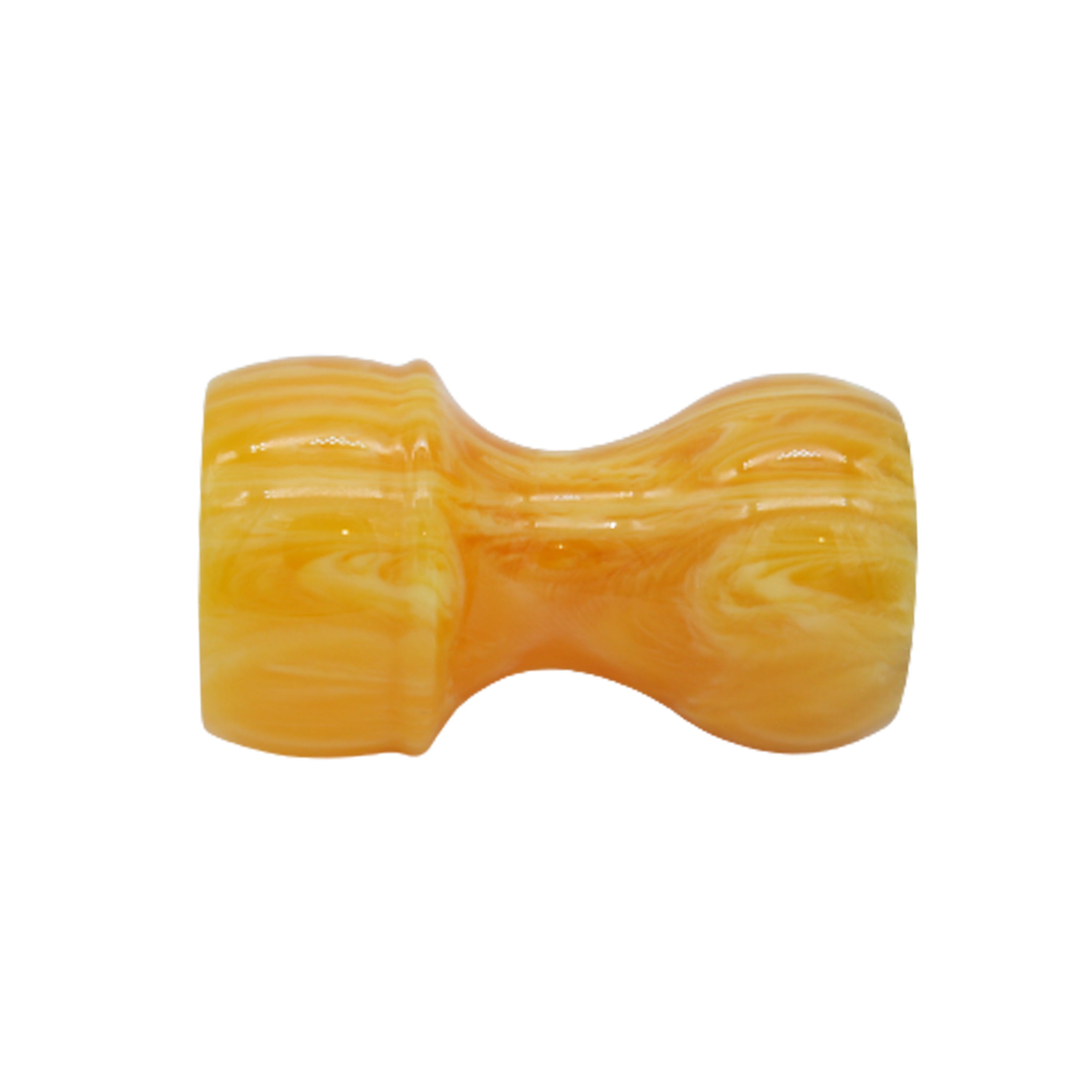 Premium Amber Handcrafted Shaving Brush Handle for Wet Shaving - Fits 24mm & 26mm Knots - Perfect for Barber Shops, Grooming Kits & Luxury Gifts